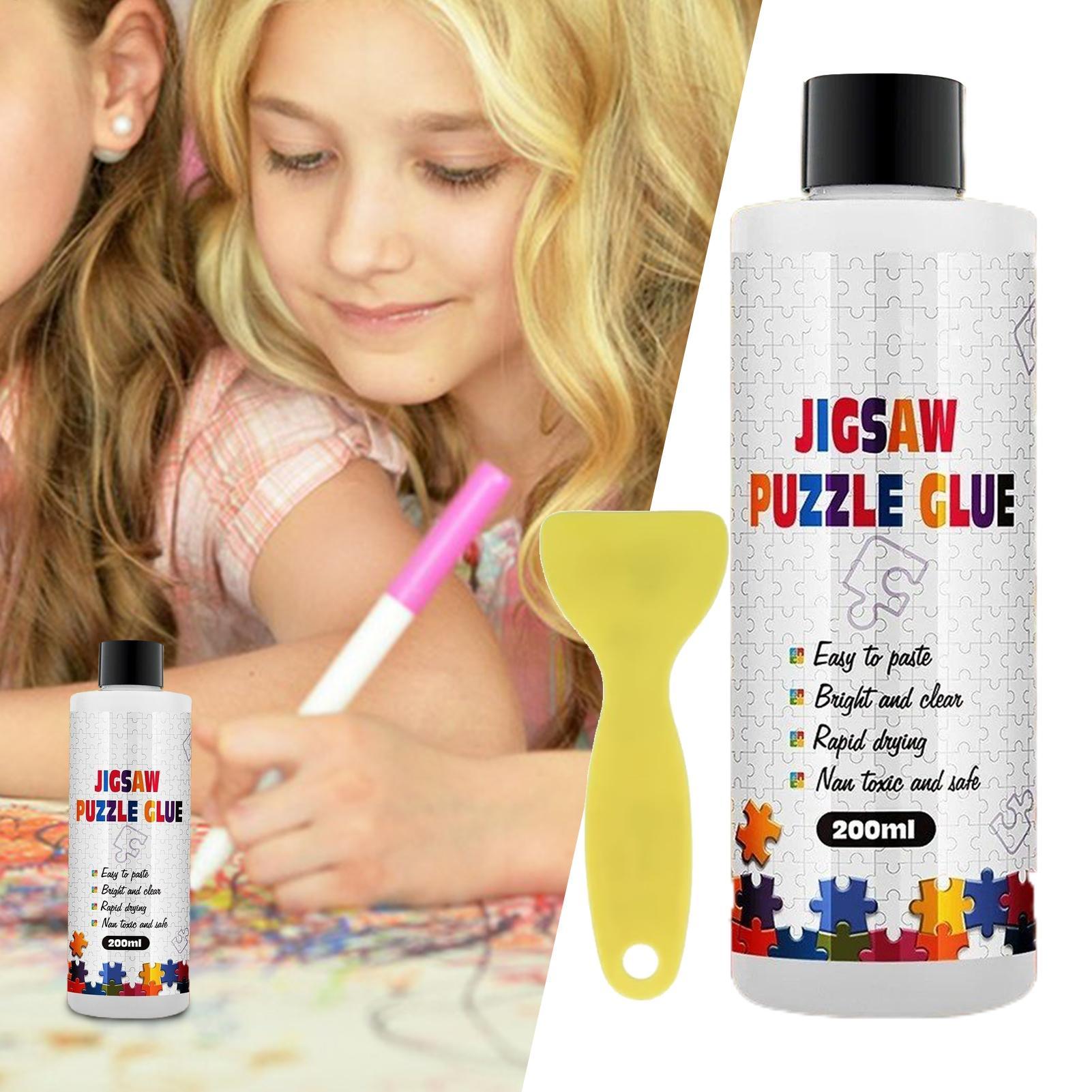 Art And Craft Photos - Lem puzzle khusus transparan untuk melukis,