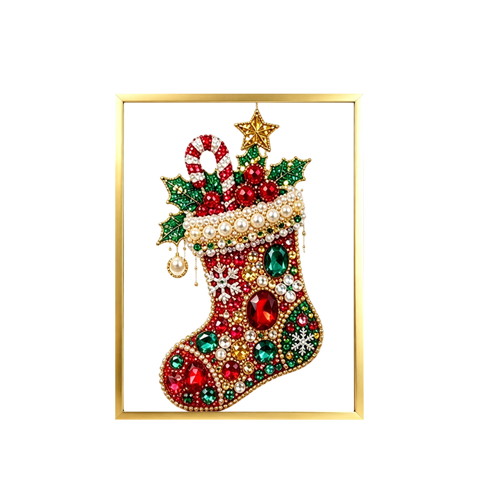 Art Craft Christmas Tree - Kit Lukisan Berlian DIY Natal Untuk