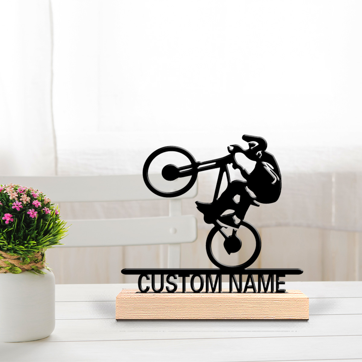 Art Craft Names - 1 buah Patung Logam Sepeda Fashion