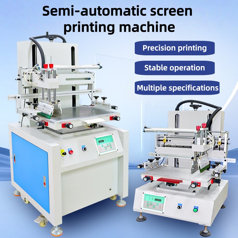 Silk Screen Printing - Mesin Sablon Vertikal Semi-Otomatis Pneumatik dengan