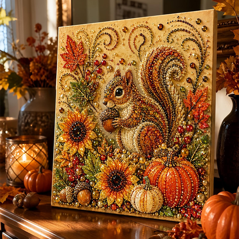 Art And Craft Autumn - Set Lukisan Mutiara Seni DIY Musim