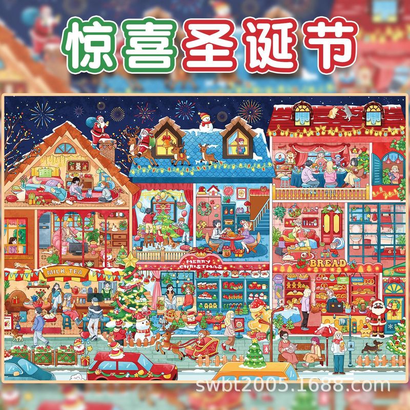 Art Craft And - Stiker Miniatur Adegan Kartun 3D Seri