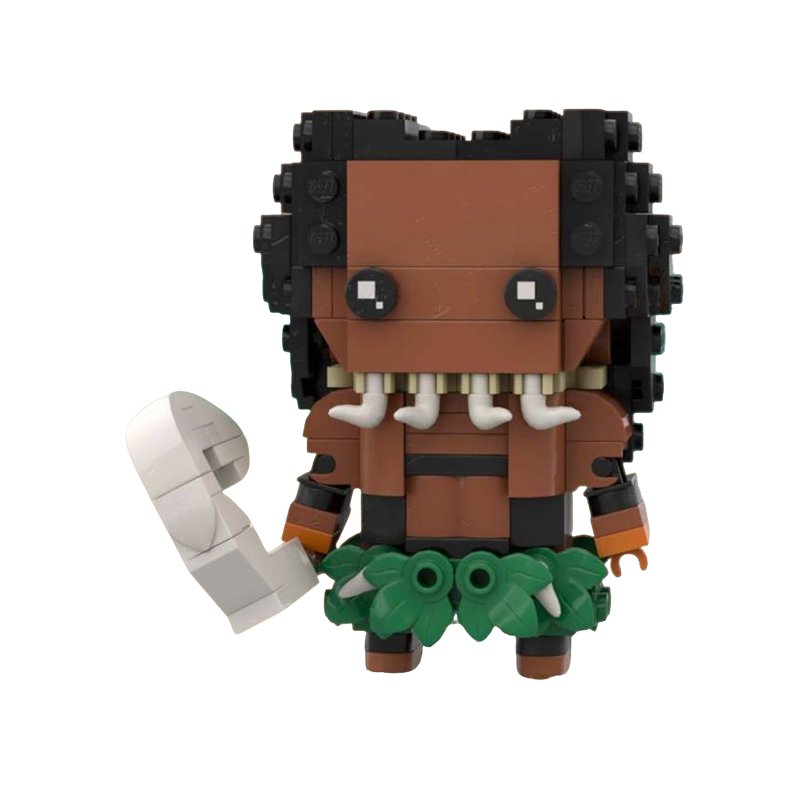 Art Craft Christmas Ideas - 199pcs MOC BrickHeadz Maui Model Building