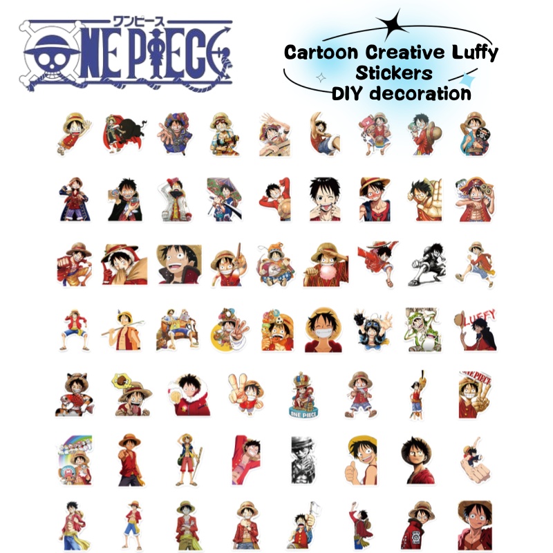 Origami Paper Set - Stiker grafiti kartun karakter anime One
