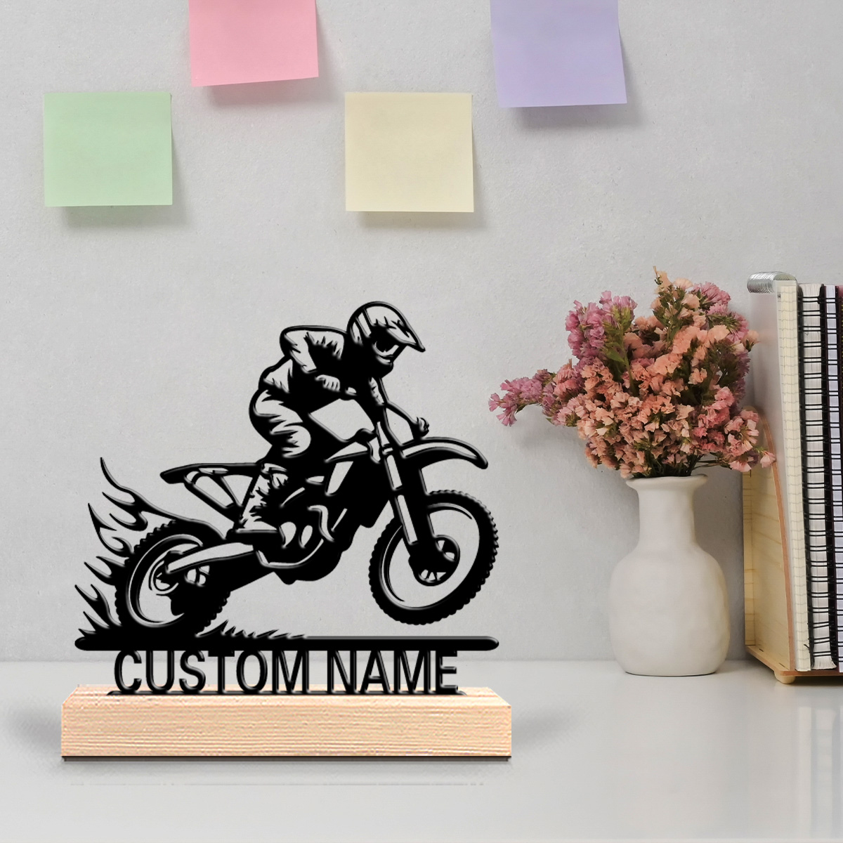 Art Craft Names - 1pc Patung Timah Nama Kustom Pengendara