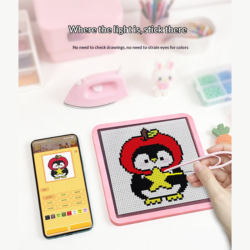 Art Craft App - Papan Manik-manik Perler LED Cerdas dengan