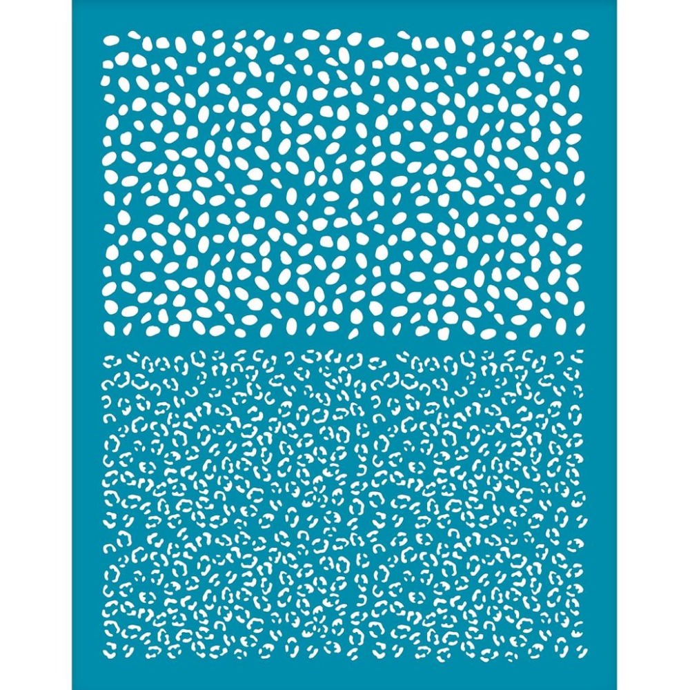 Silk Screen Printing - Stensil Tanah Liat Motif Macan Tutul