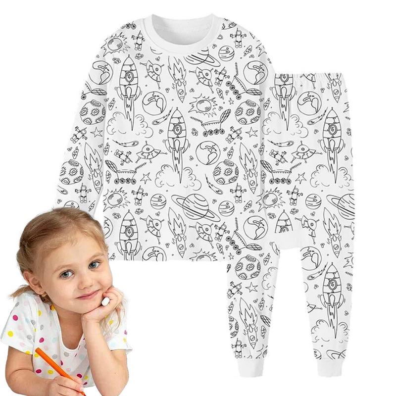 Art And Craft Autumn - Piyama mewarnai untuk anak-anak, Set piyama