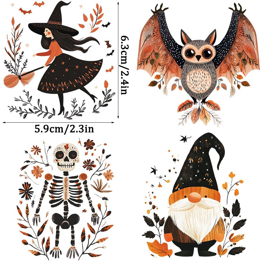 2pcs Stiker Transfer UV DTF Mo - Art And Craft Autumn ulasan dan harga