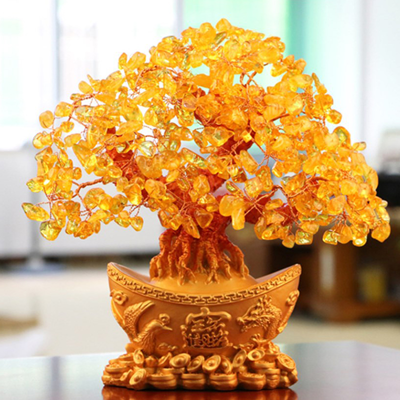 Pohon uang keberuntungan Cina  - Art Craft Tree ulasan dan harga