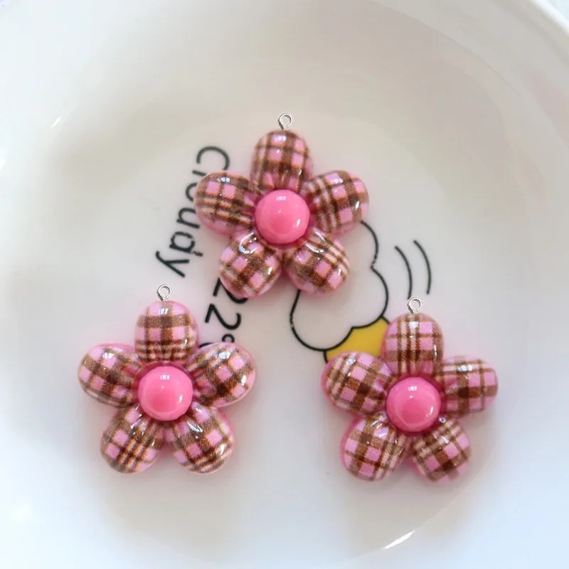 10Pcs Liontin Resin Bunga Mani - Art Craft Accessories ulasan dan harga