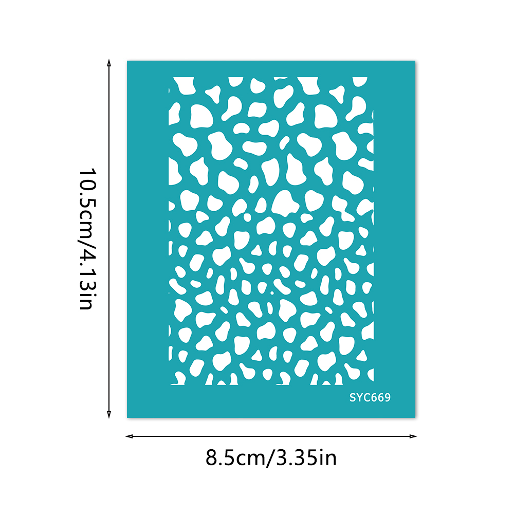 6 Gaya Stencil Sutra Motif Bun - Silk Screen Printing ulasan dan harga