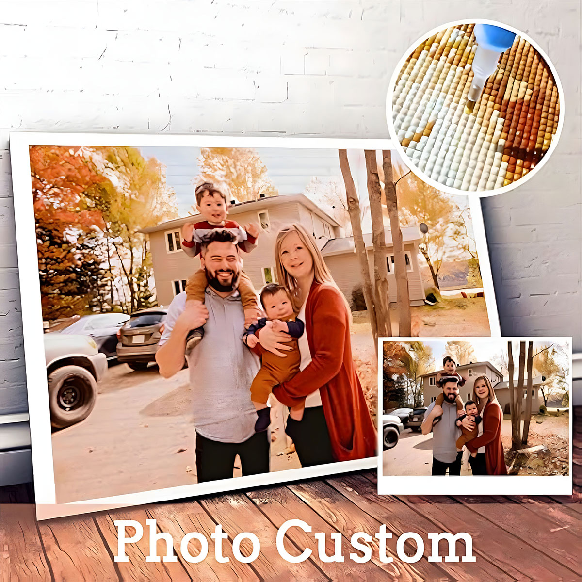 Lukisan Berlian Foto Kustom, K - Art And Craft Photos ulasan dan harga