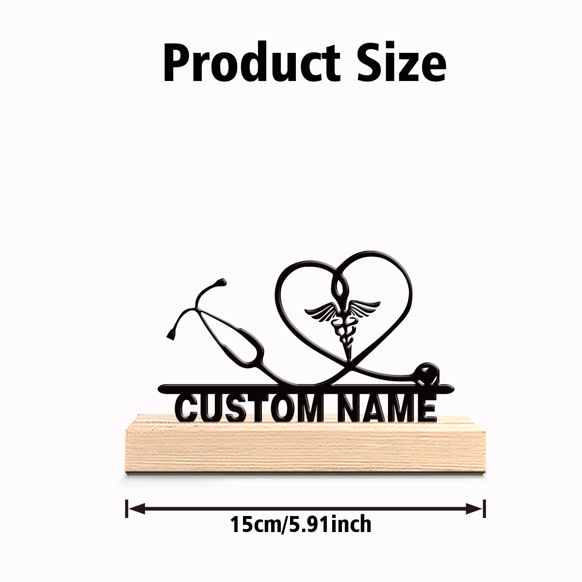1 Buah Stetoskop Abstrak Nama  - Art Craft Names ulasan dan harga