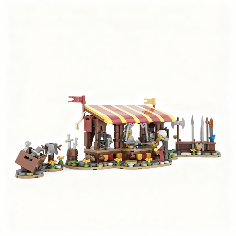 367pcs MOC Armor Market Castle - Art Craft Christmas Ideas ulasan dan harga