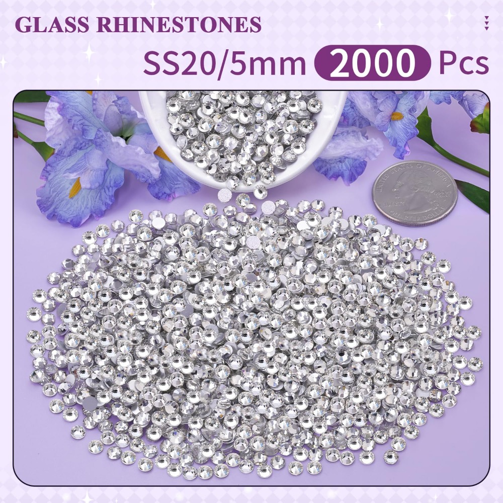 2000PCS Rhinestone Kristal Kac - Art Craft Accessories ulasan dan harga