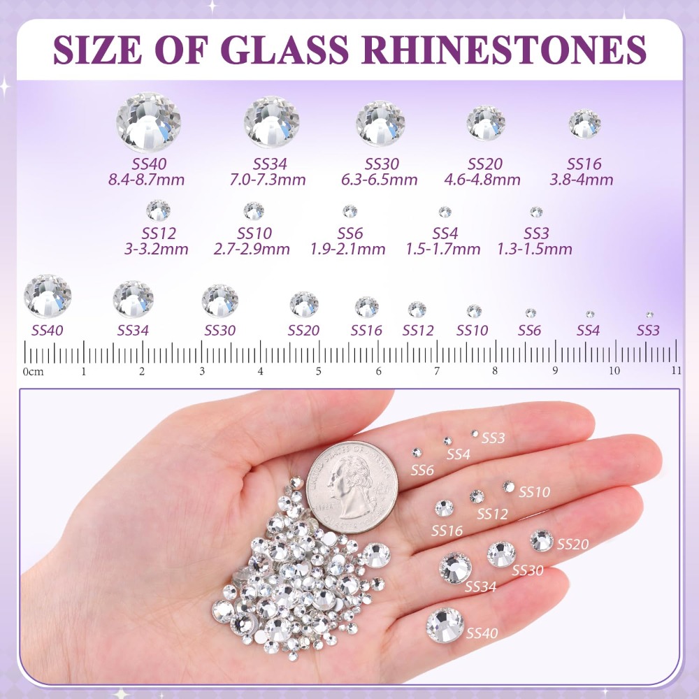2000PCS Rhinestone Kristal Kac - Art Craft Accessories ulasan dan harga