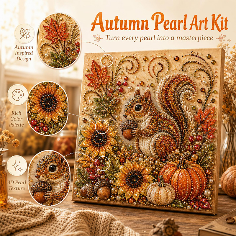Set Lukisan Mutiara Seni DIY M - Art And Craft Autumn ulasan dan harga