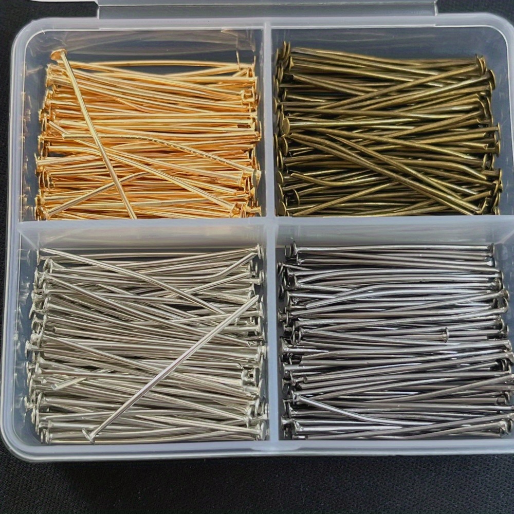 400 Buah Pin Kepala Besi Campu - Art Craft Accessories ulasan dan harga
