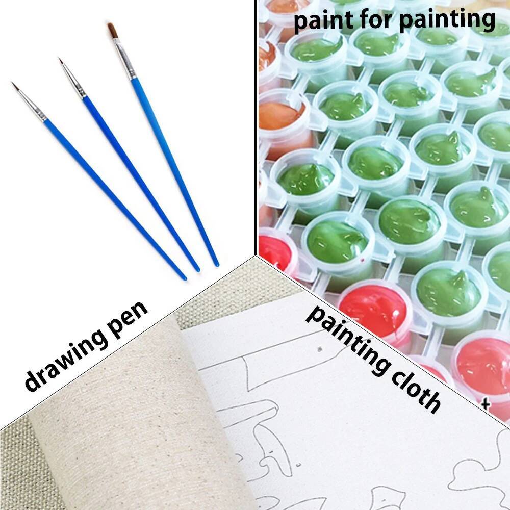 1pc Lukisan Tanpa Bingkai 20x3 - Art And Craft Autumn ulasan dan harga