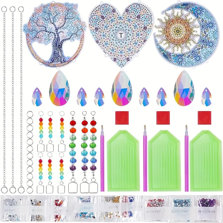 1 Lukisan berlian kristal Supe - Art Craft For Adults ulasan dan harga
