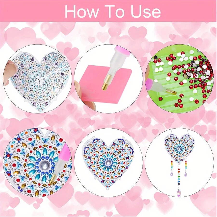 1 Lukisan berlian kristal Supe - Art Craft For Adults ulasan dan harga