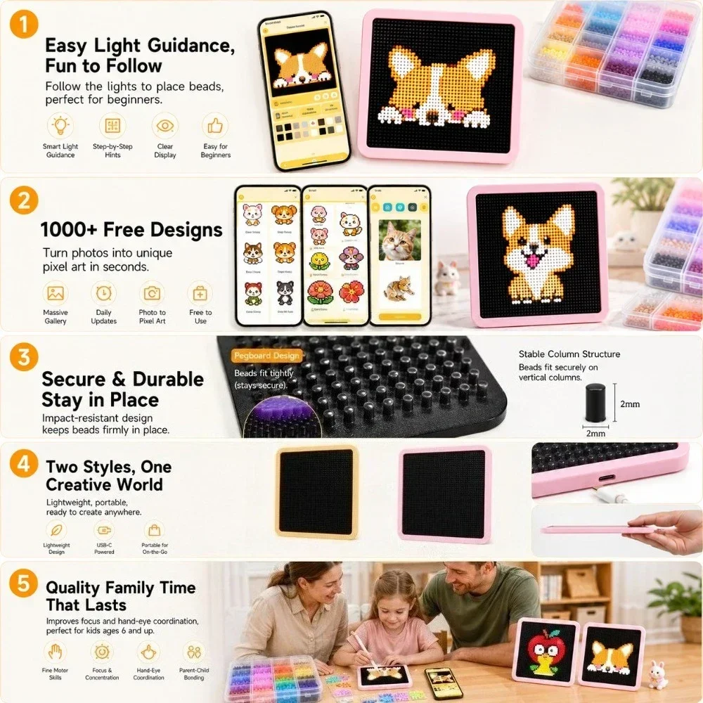 Papan Manik-manik LED dengan P - Art Craft App ulasan dan harga