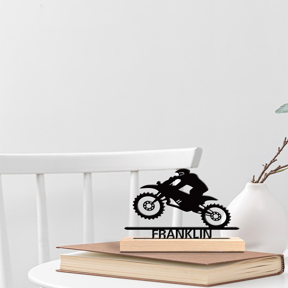 1pc Patung Motor Abstrak Melom - Art Craft Names ulasan dan harga
