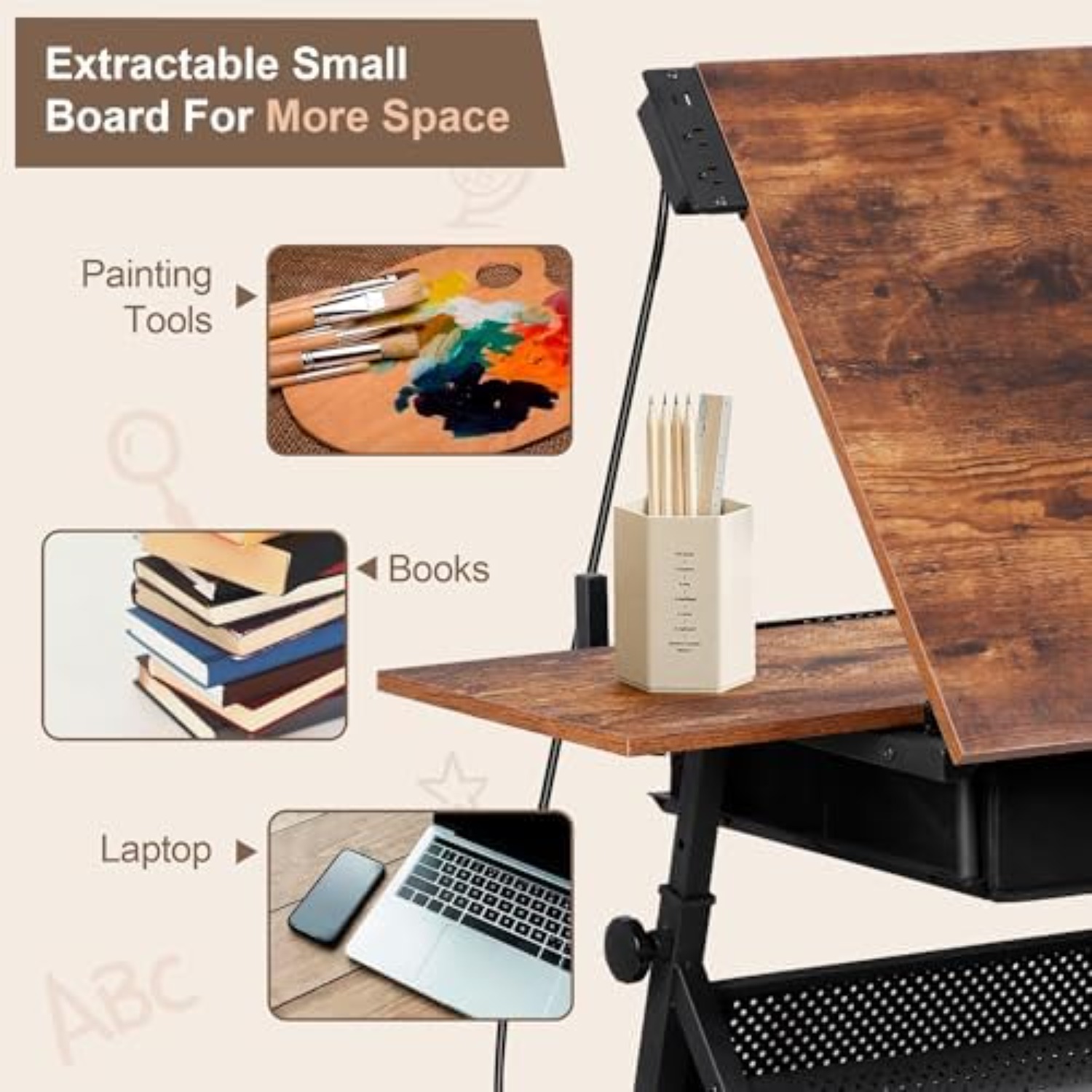 Meja Gambar yang Dapat Disesua - Art Craft And ulasan dan harga