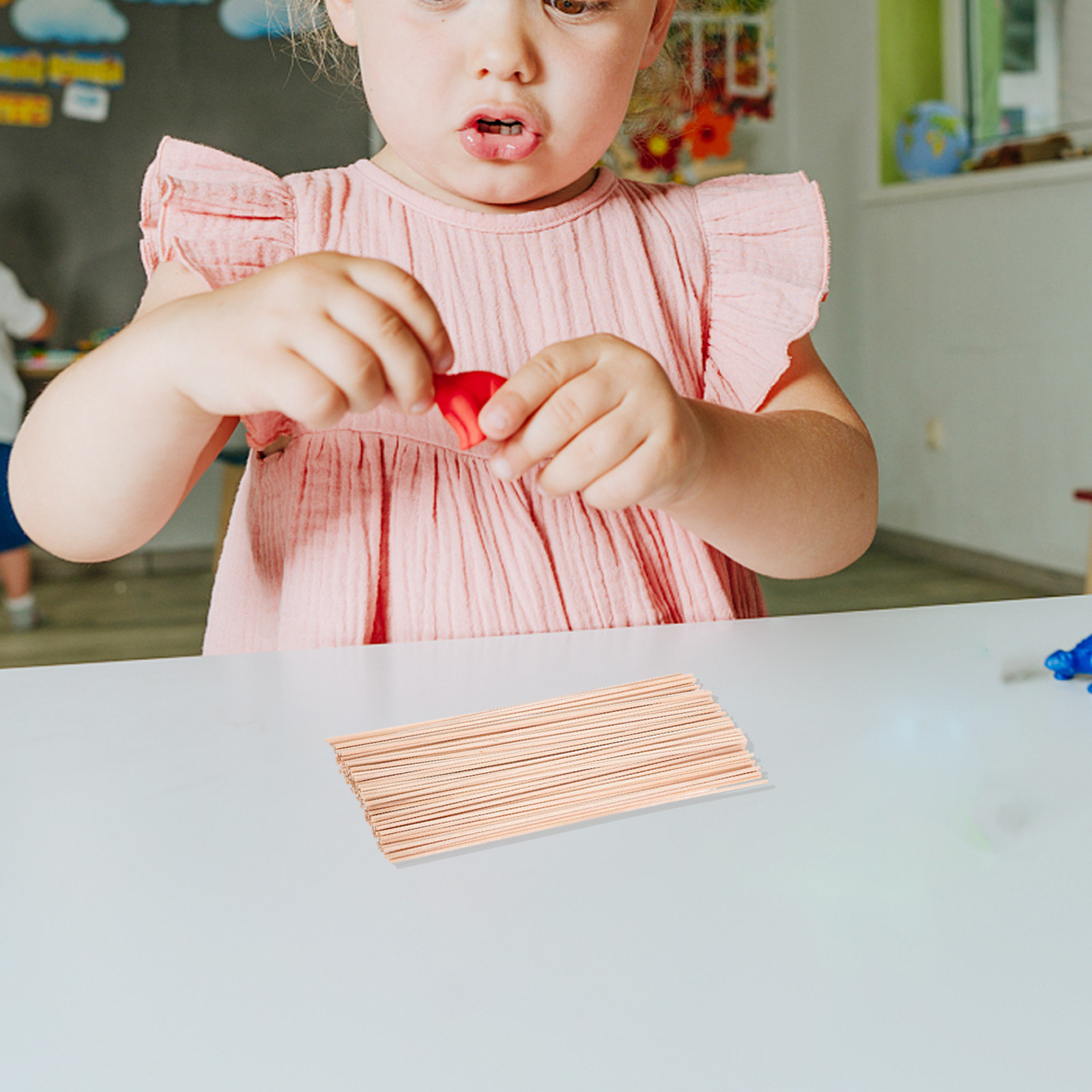 100Pcs Batang Kayu DIY untuk K - Art And Craft Photos ulasan dan harga