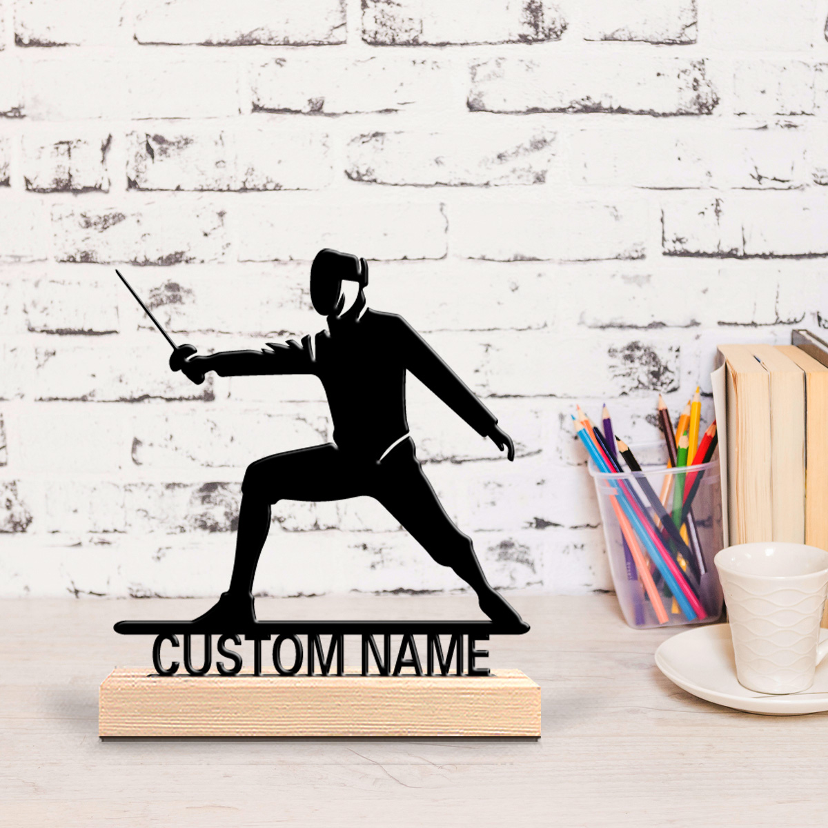1 buah Patung Logam Sederhana  - Art Craft Names ulasan dan harga