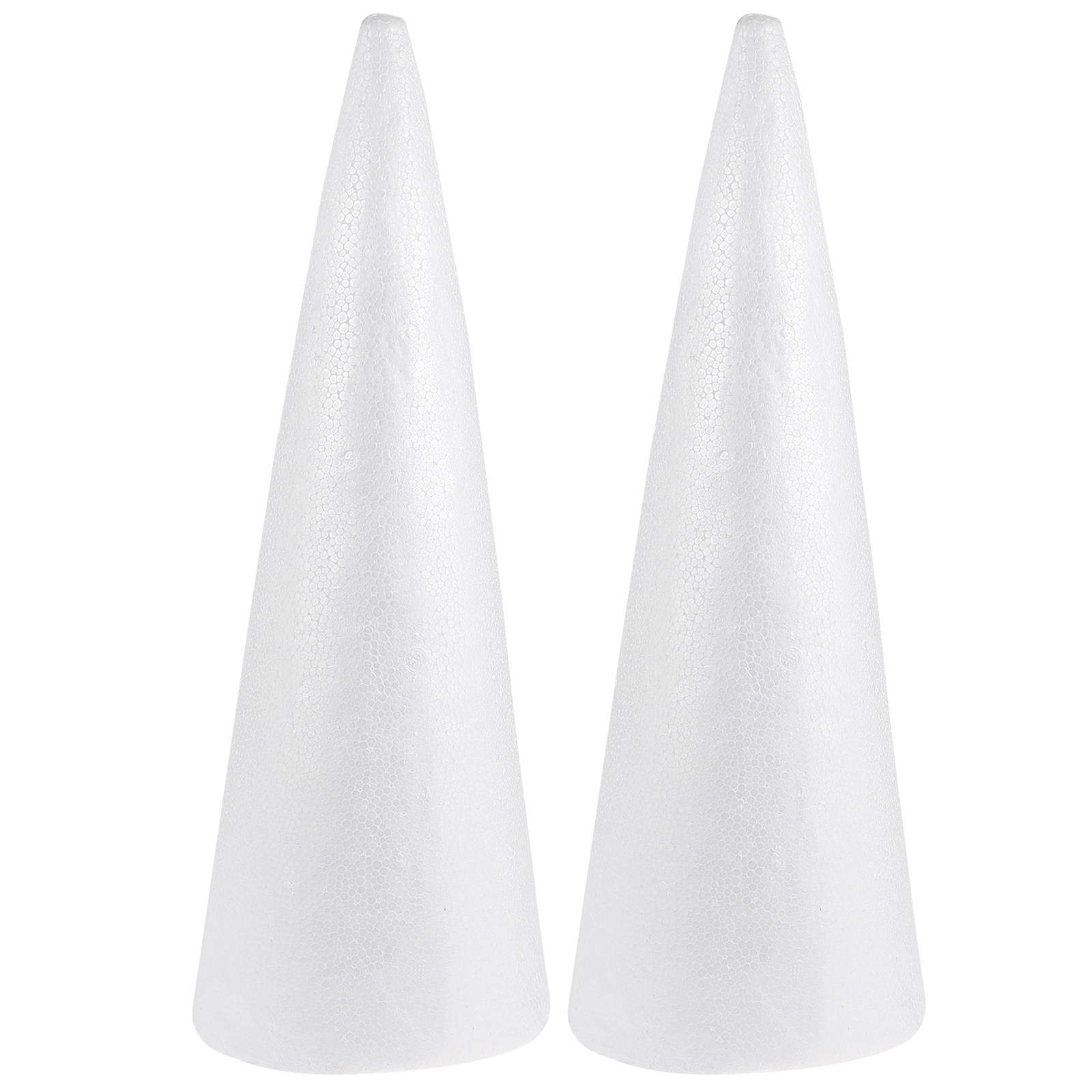 2Pcs Kerucut Busa Natal Akseso - Art Craft Tree ulasan dan harga