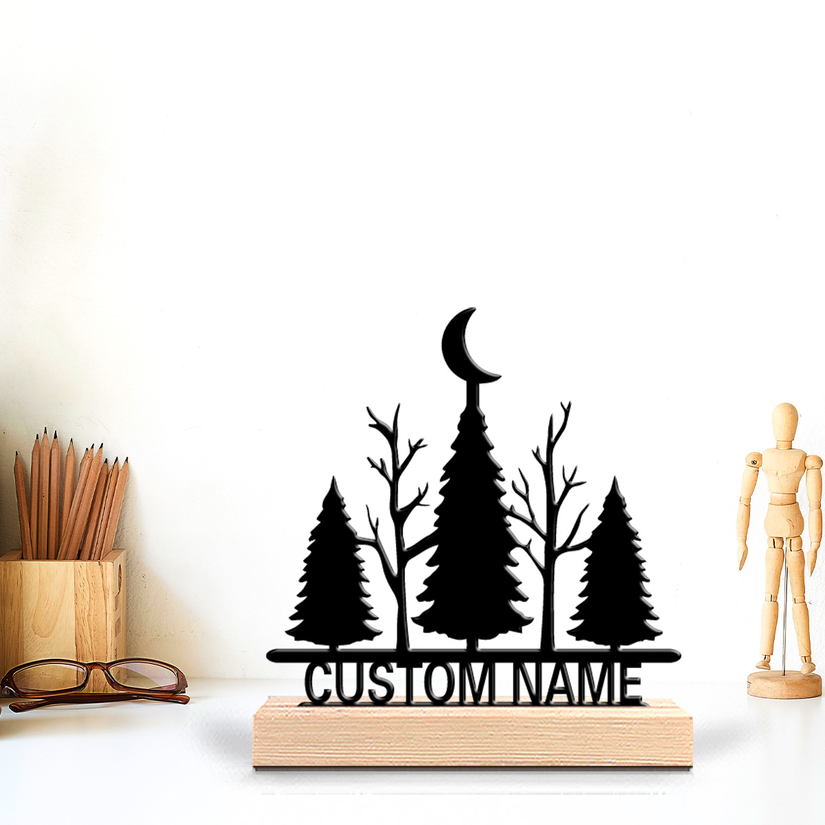1 buah Patung Logam Minimalis  - Art Craft Tree ulasan dan harga