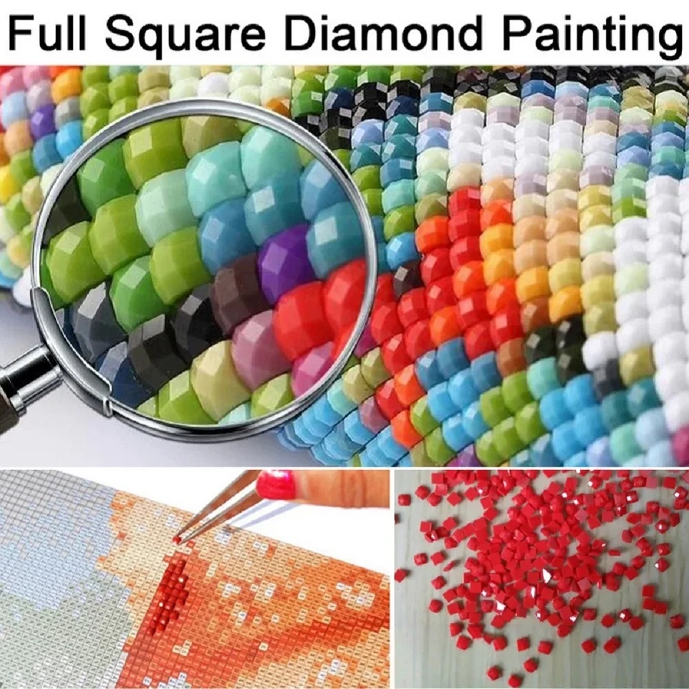 Set Lukisan Berlian 5D DIY Red - Art And Craft Autumn ulasan dan harga