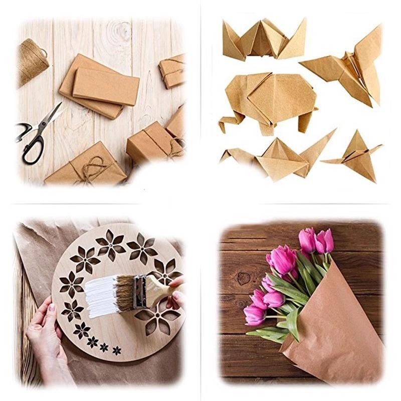 10M kertas Kraft coklat hadiah - Art Craft Recycled Materials ulasan dan harga